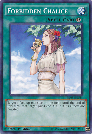 Forbidden Chalice [BP03-EN164] Common | Gam3 Escape
