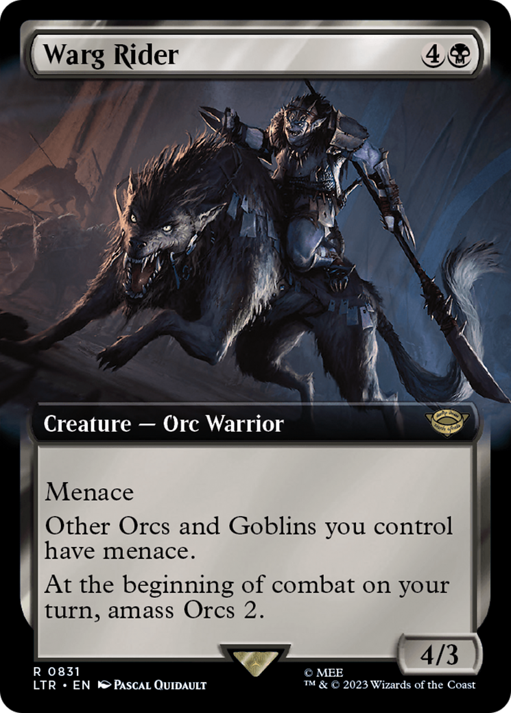 Warg Rider (Extended Art) [The Lord of the Rings: Tales of Middle-Earth] | Gam3 Escape
