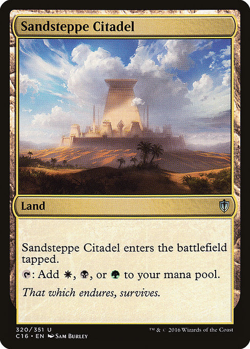 Sandsteppe Citadel [Commander 2016] | Gam3 Escape
