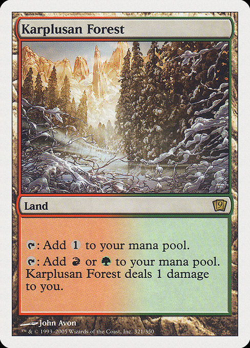 Karplusan Forest [Ninth Edition] | Gam3 Escape