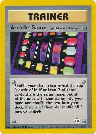 Arcade Game (83/111) [Neo Genesis Unlimited] | Gam3 Escape