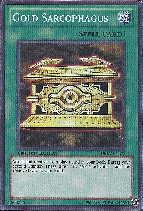 Gold Sarcophagus [DREV-ENSE2] Super Rare | Gam3 Escape