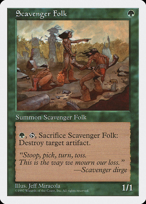 Scavenger Folk [Fifth Edition] | Gam3 Escape
