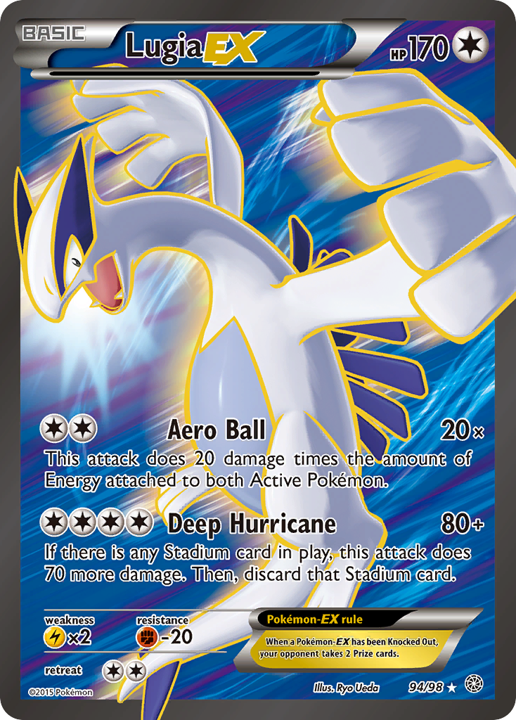 Lugia EX (94/98) [XY: Ancient Origins] | Gam3 Escape