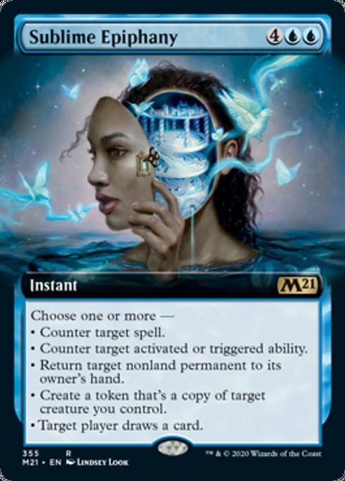 Sublime Epiphany (Extended Art) [Core Set 2021] | Gam3 Escape