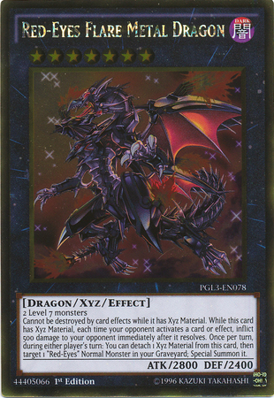 Red-Eyes Flare Metal Dragon [PGL3-EN078] Gold Rare | Gam3 Escape