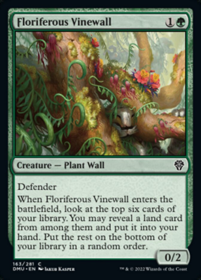 Floriferous Vinewall [Dominaria United] | Gam3 Escape