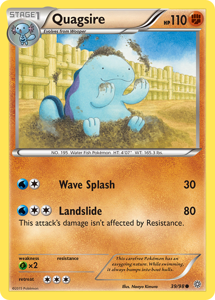 Quagsire (39/98) [XY: Ancient Origins] | Gam3 Escape