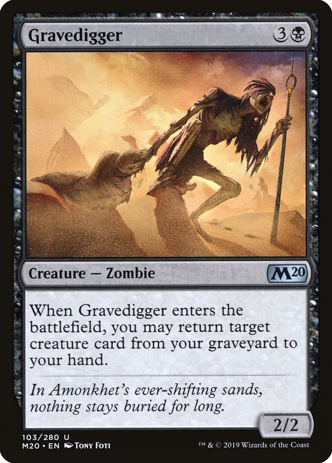 Gravedigger [Core Set 2020] | Gam3 Escape