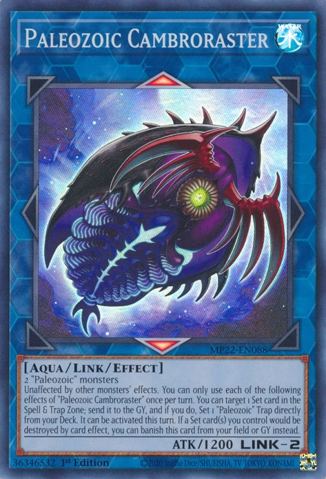 Paleozoic Cambroraster [MP22-EN088] Super Rare | Gam3 Escape