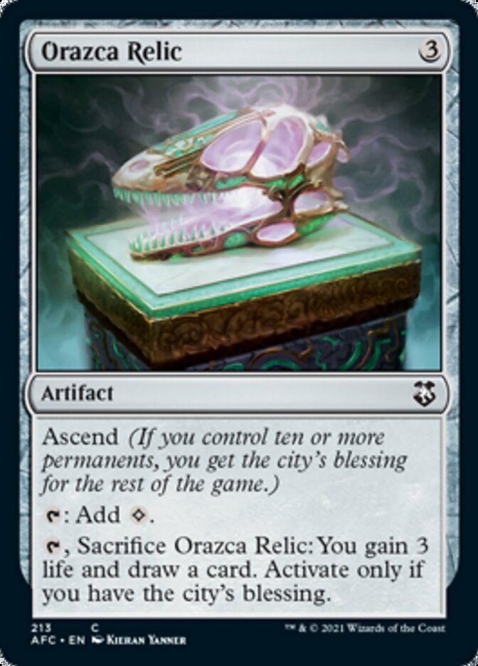Orazca Relic [Dungeons & Dragons: Adventures in the Forgotten Realms Commander] | Gam3 Escape