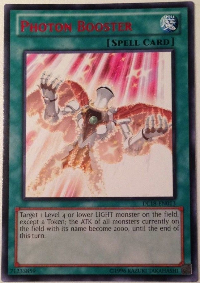 Photon Booster (Red) [DL18-EN013] Rare | Gam3 Escape