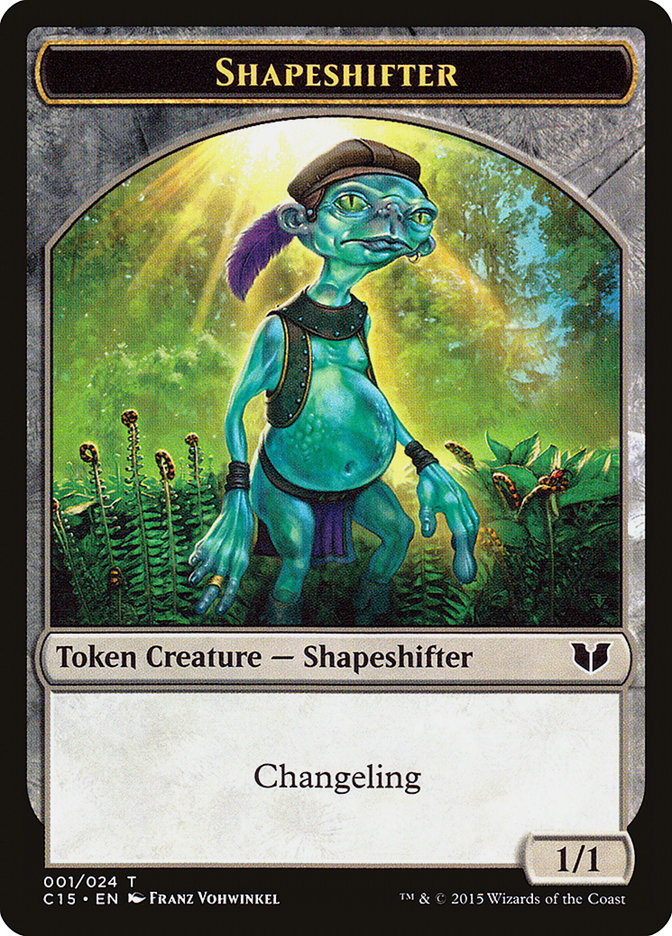 Shapeshifter // Shapeshifter Double-Sided Token [Commander 2015 Tokens] | Gam3 Escape