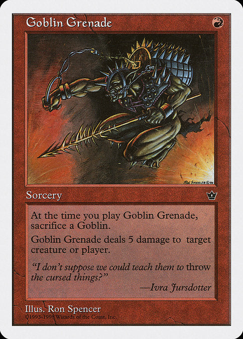 Goblin Grenade [Anthologies] | Gam3 Escape