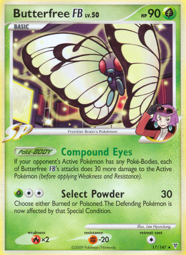 Butterfree FB (17/147) [Platinum: Supreme Victors] | Gam3 Escape