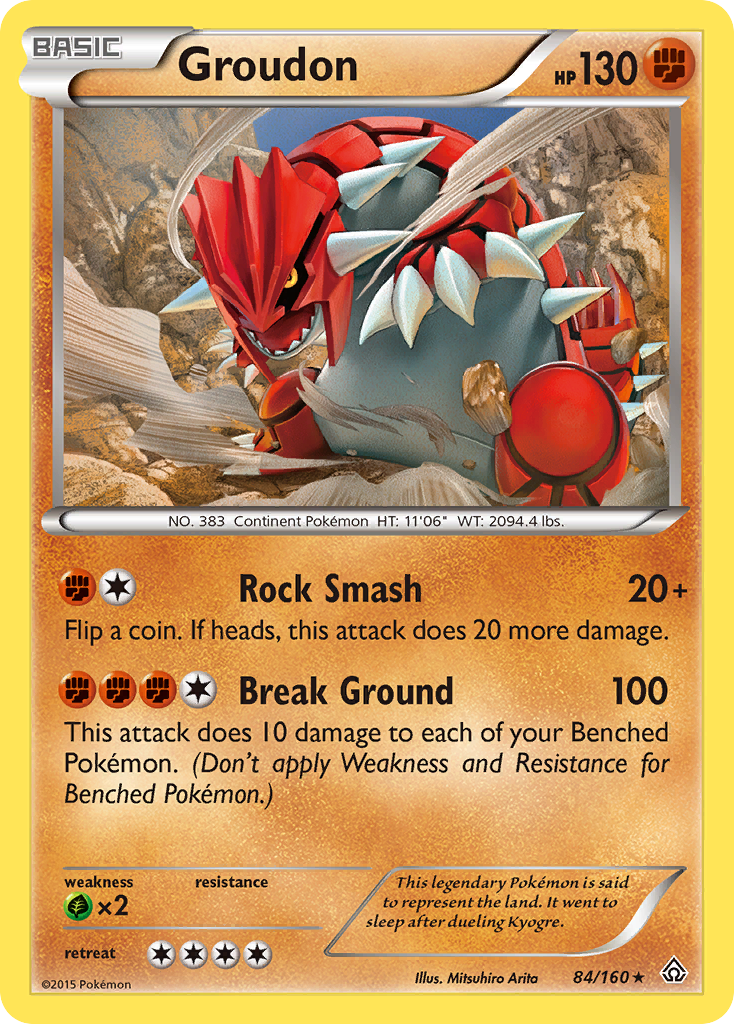 Groudon (84/160) [XY: Primal Clash] | Gam3 Escape