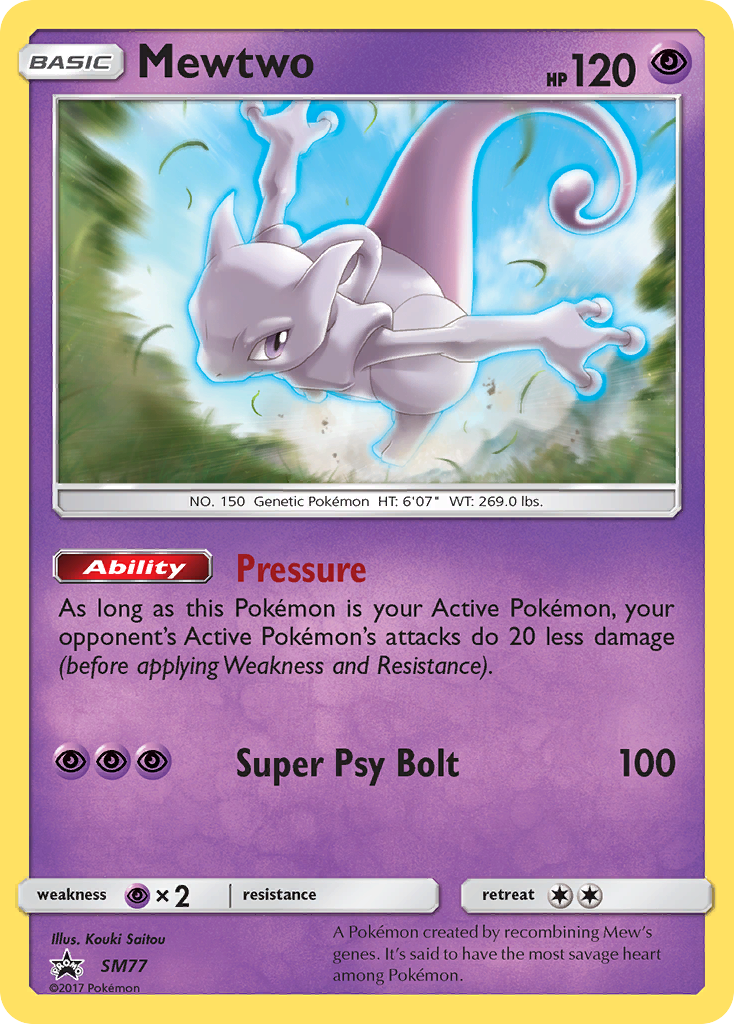 Mewtwo (SM77) [Sun & Moon: Black Star Promos] | Gam3 Escape