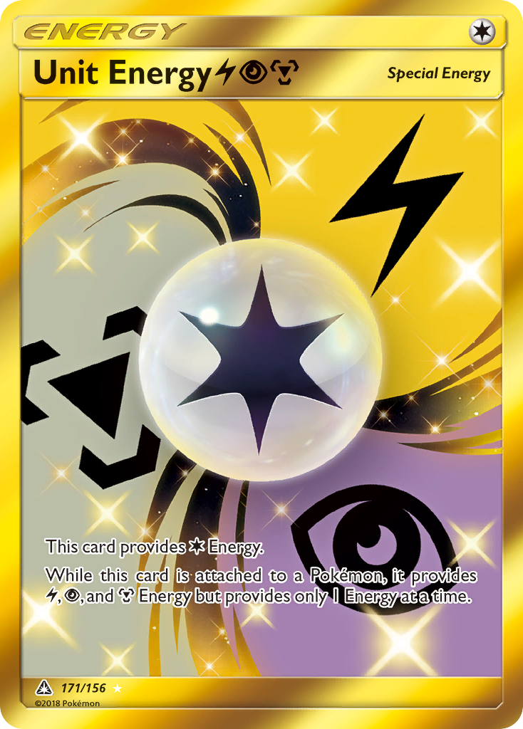 Unit Energy (171/156) (Lightning, Psychic, Metal) [Sun & Moon: Ultra Prism] | Gam3 Escape