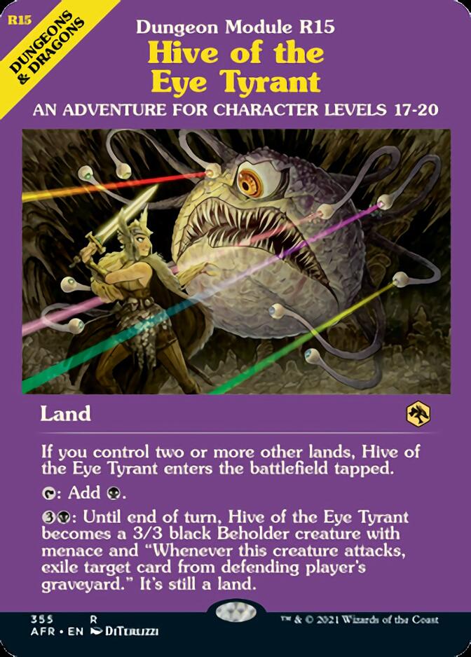 Hive of the Eye Tyrant (Dungeon Module) [Dungeons & Dragons: Adventures in the Forgotten Realms] | Gam3 Escape