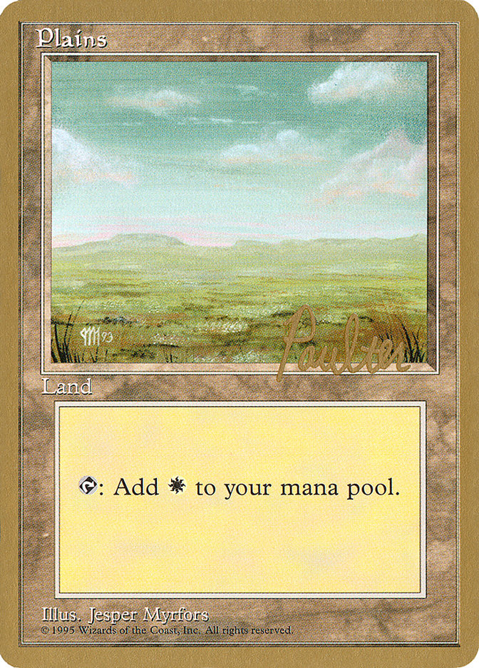 Plains (pp364) (Preston Poulter) [Pro Tour Collector Set] | Gam3 Escape