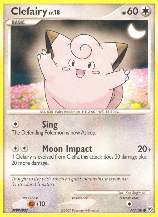 Clefairy (77/130) [Diamond & Pearl: Base Set] | Gam3 Escape