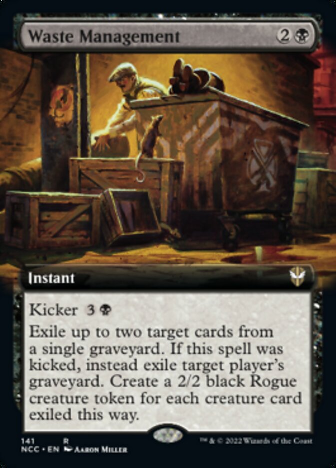 Waste Management (Extended Art) [Streets of New Capenna Commander] | Gam3 Escape