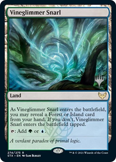 Vineglimmer Snarl (Promo Pack) [Strixhaven: School of Mages Promos] | Gam3 Escape