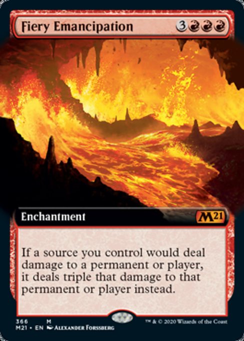 Fiery Emancipation (Extended Art) [Core Set 2021] | Gam3 Escape