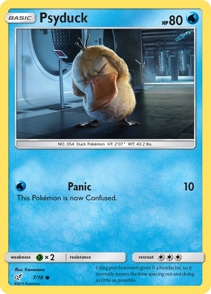 Psyduck (7/18) [Sun & Moon: Detective Pikachu] | Gam3 Escape