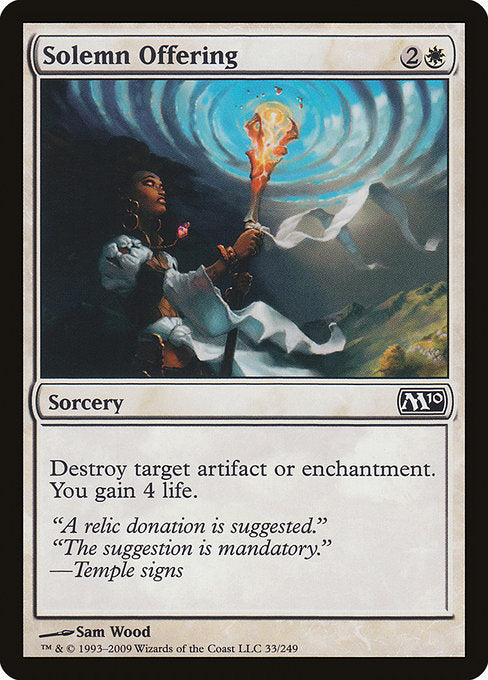 Solemn Offering [Magic 2010] | Gam3 Escape