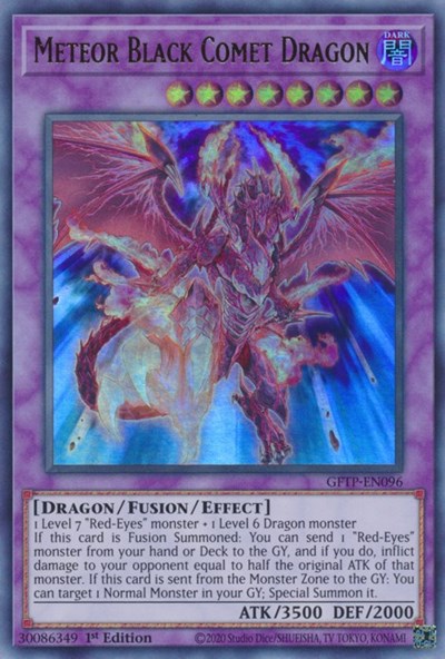 Meteor Black Comet Dragon [GFTP-EN096] Ultra rare | Gam3 Escape