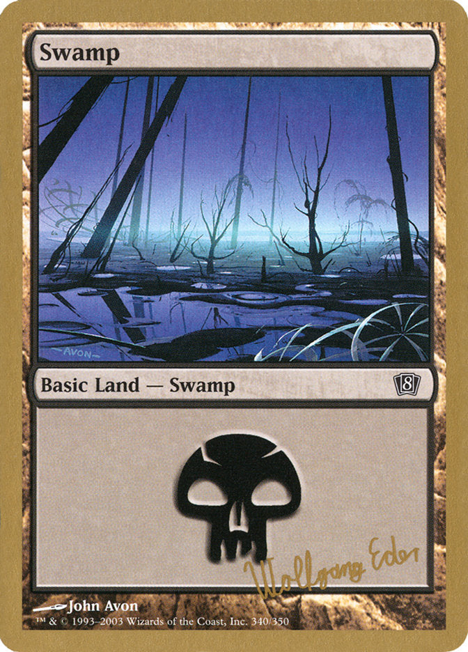 Swamp (we340) (Wolfgang Eder) [World Championship Decks 2003] | Gam3 Escape
