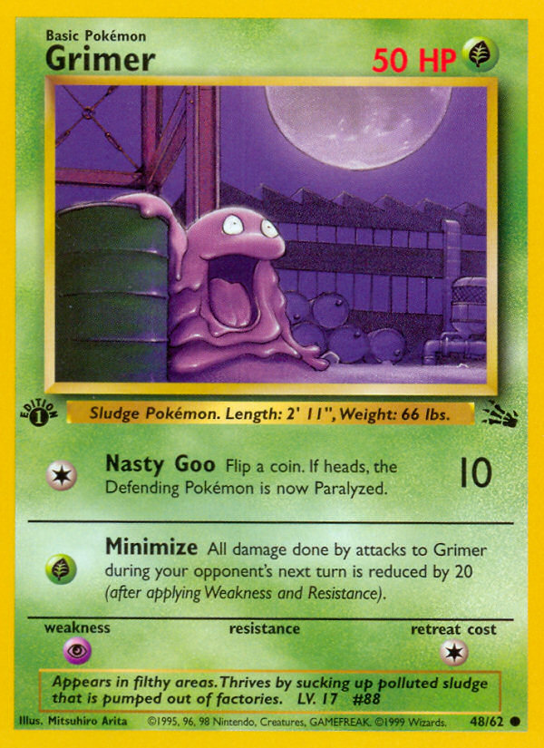 Grimer (48/62) [Fossil 1st Edition] | Gam3 Escape