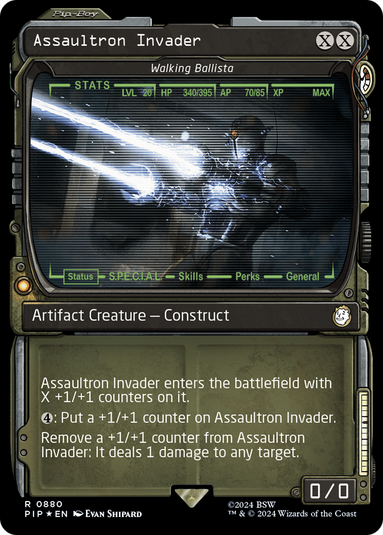 Assaultron Invader - Walking Ballista (Surge Foil) [Fallout] | Gam3 Escape
