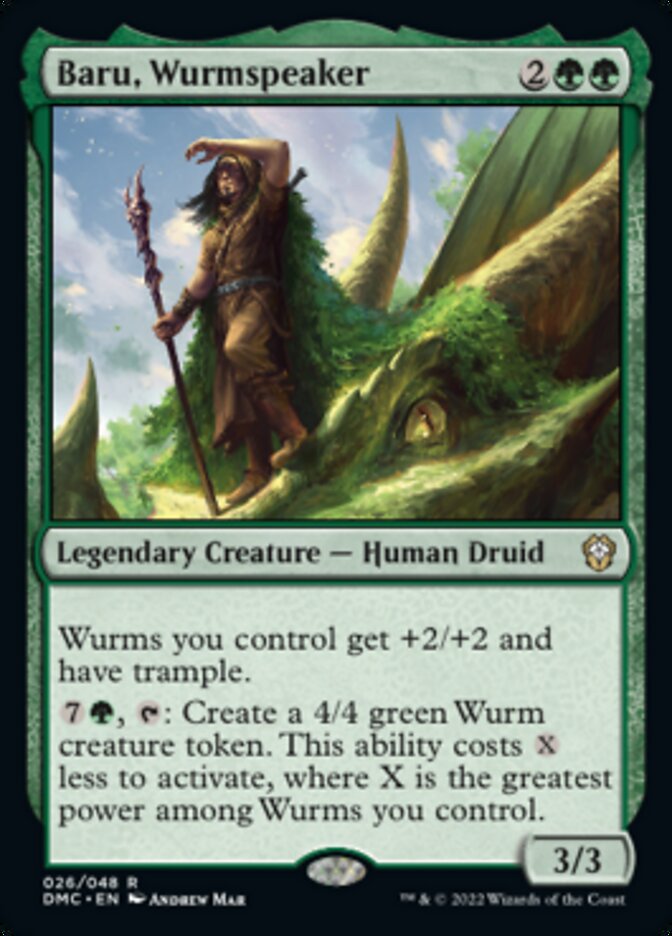 Baru, Wurmspeaker [Dominaria United Commander] | Gam3 Escape