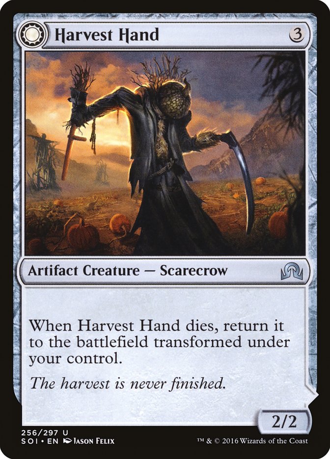 Harvest Hand // Scrounged Scythe [Shadows over Innistrad] | Gam3 Escape
