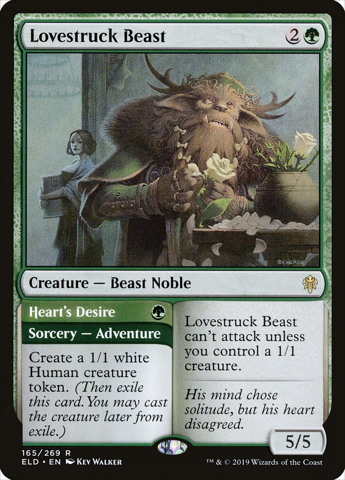 Lovestruck Beast // Heart's Desire [Throne of Eldraine] | Gam3 Escape
