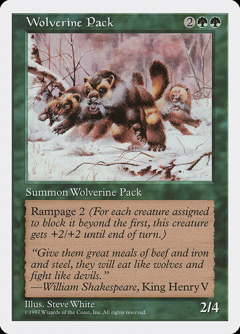 Wolverine Pack [Fifth Edition] | Gam3 Escape