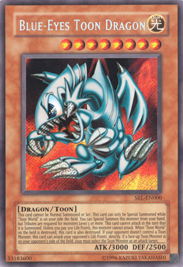 Blue-Eyes Toon Dragon [SRL-EN000] Secret Rare | Gam3 Escape