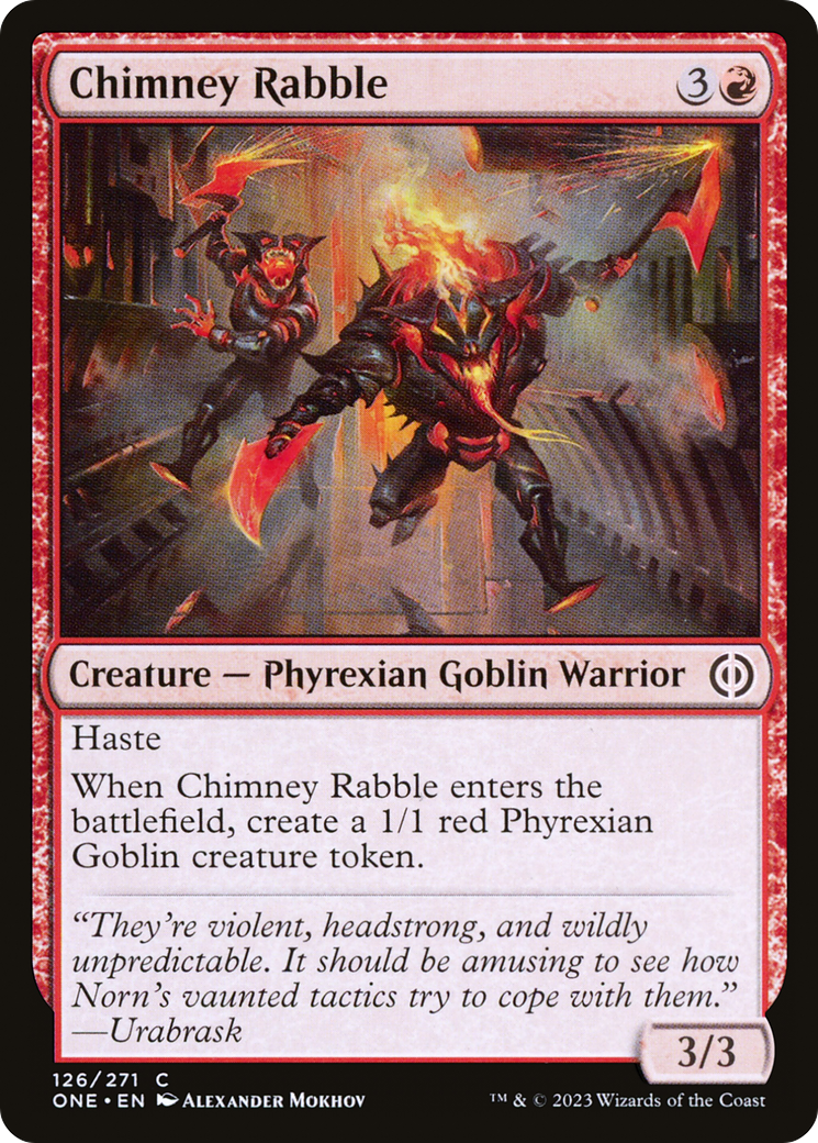 Chimney Rabble [Phyrexia: All Will Be One] | Gam3 Escape