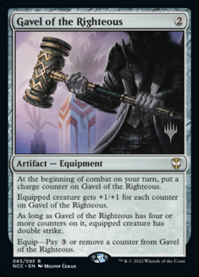 Gavel of the Righteous (Promo Pack) [Streets of New Capenna Commander Promos] | Gam3 Escape