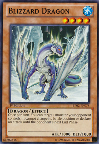 Blizzard Dragon [BP02-EN075] Common | Gam3 Escape