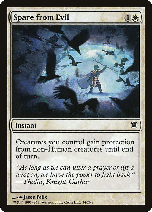 Spare from Evil [Innistrad] | Gam3 Escape