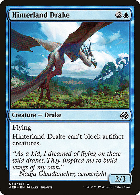 Hinterland Drake [Aether Revolt] | Gam3 Escape