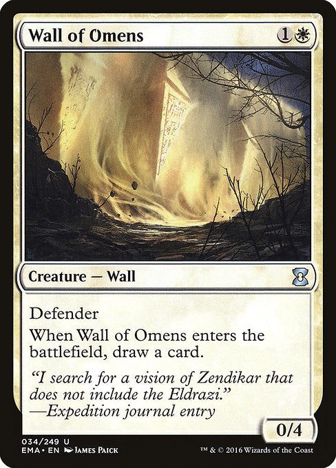 Wall of Omens [Eternal Masters] | Gam3 Escape