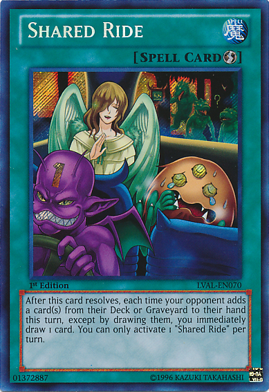 Shared Ride [LVAL-EN070] Secret Rare | Gam3 Escape