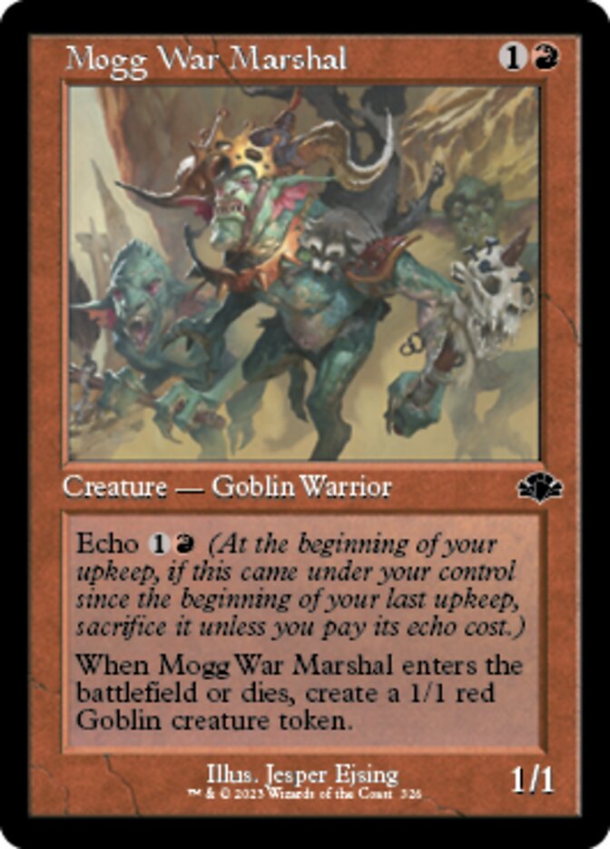 Mogg War Marshal (Retro) [Dominaria Remastered] | Gam3 Escape