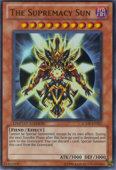 The Supremacy Sun [JUMP-EN057] Ultra Rare | Gam3 Escape