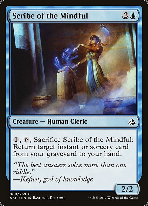 Scribe of the Mindful [Amonkhet] | Gam3 Escape