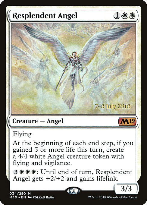 Resplendent Angel [Core Set 2019 Promos] | Gam3 Escape